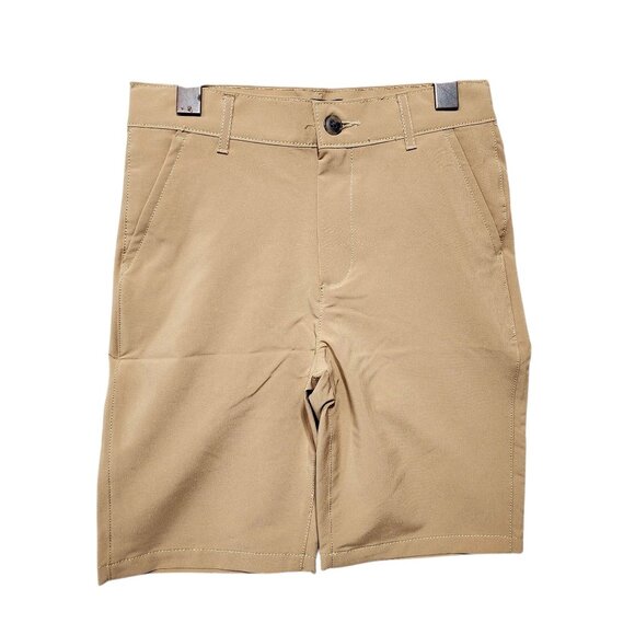 The Children's Place Boys Uniform Quick Dry‎ Chino Shorts Tan Size 10 NEW - Picture 2 of 11